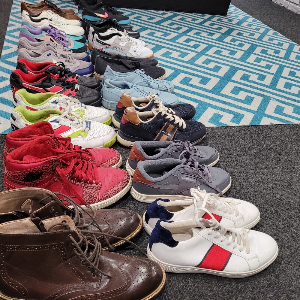 Lot of designer shoes